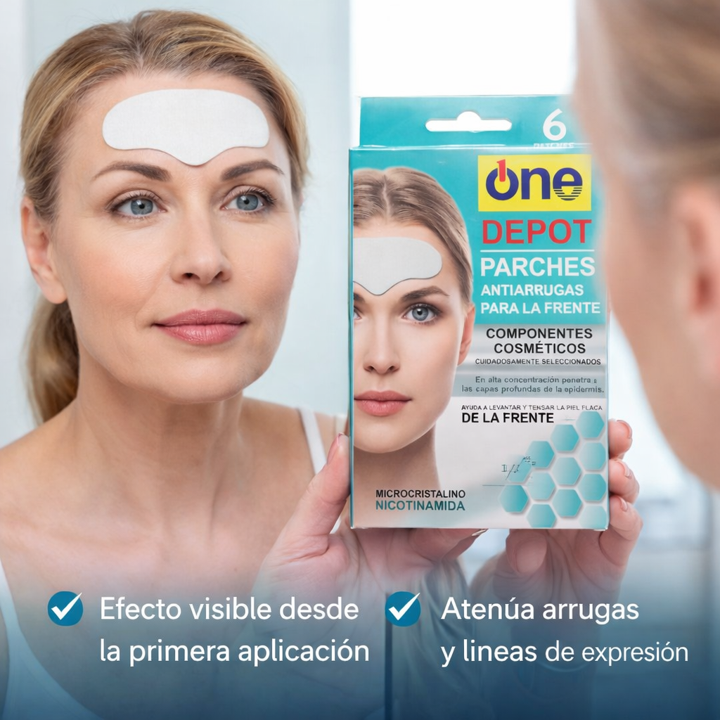Parche de Gel con Colágeno® – Atenúa Arrugas – Frente más lisa desde la primera aplicación