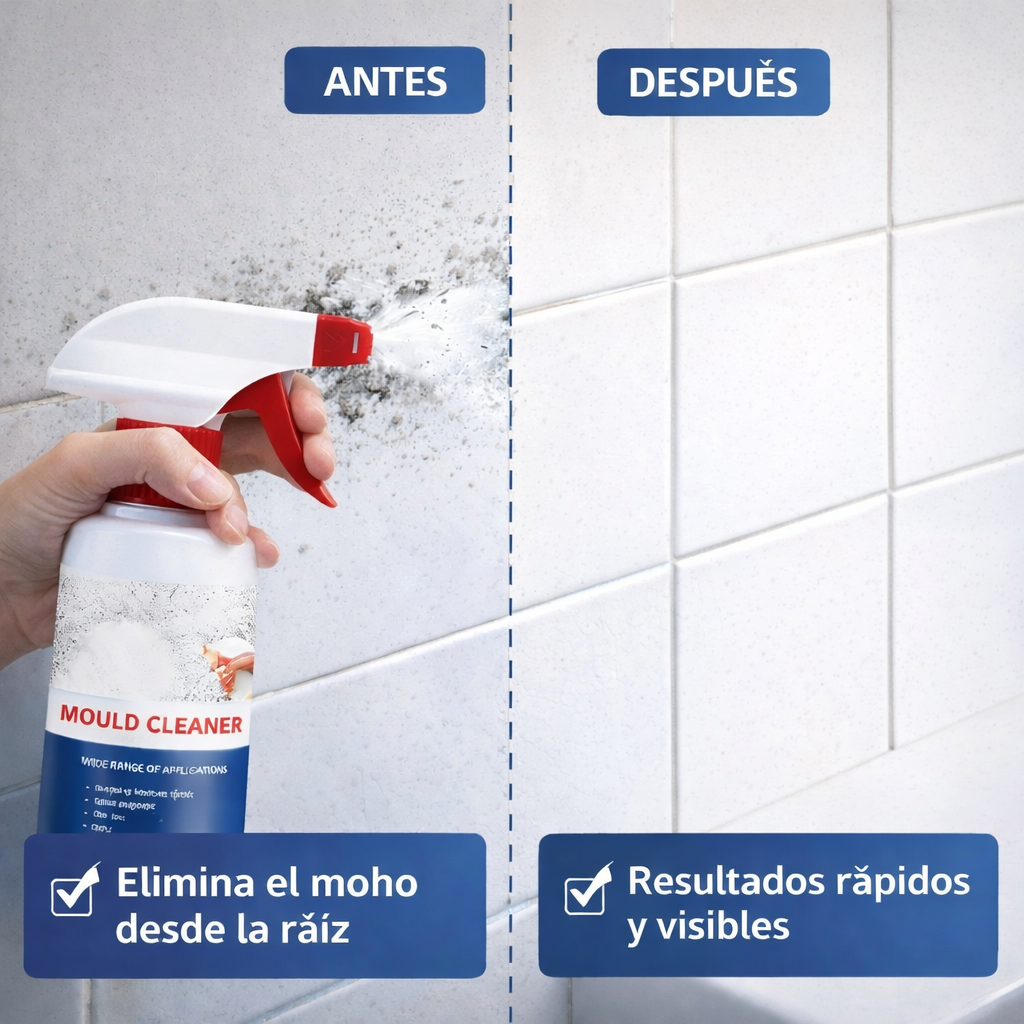 Spray Removedor de Moho – Limpieza Intensiva – Resultados visibles desde la primera aplicación