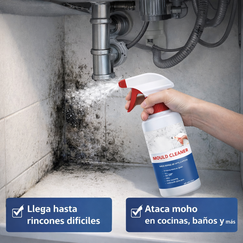 Spray Removedor de Moho – Limpieza Intensiva – Resultados visibles desde la primera aplicación