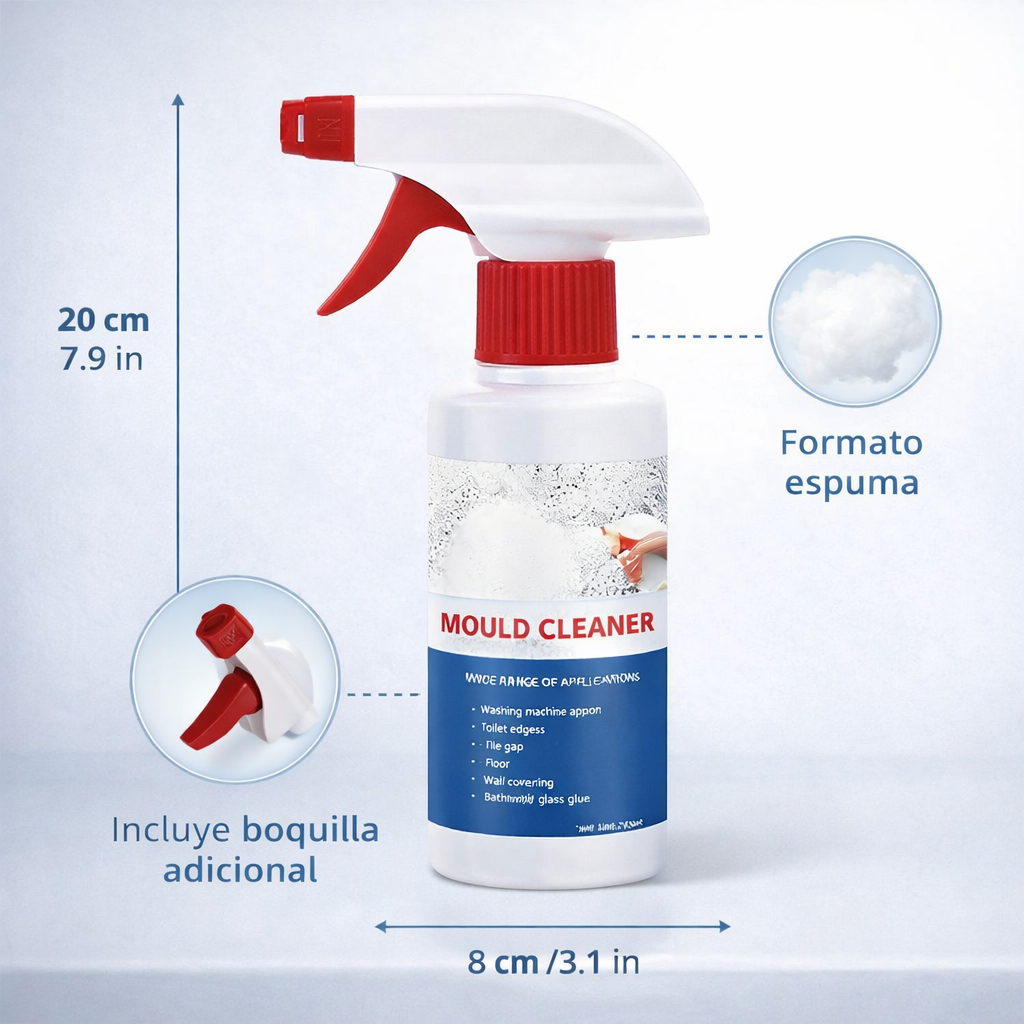 Spray Removedor de Moho – Limpieza Intensiva – Resultados visibles desde la primera aplicación
