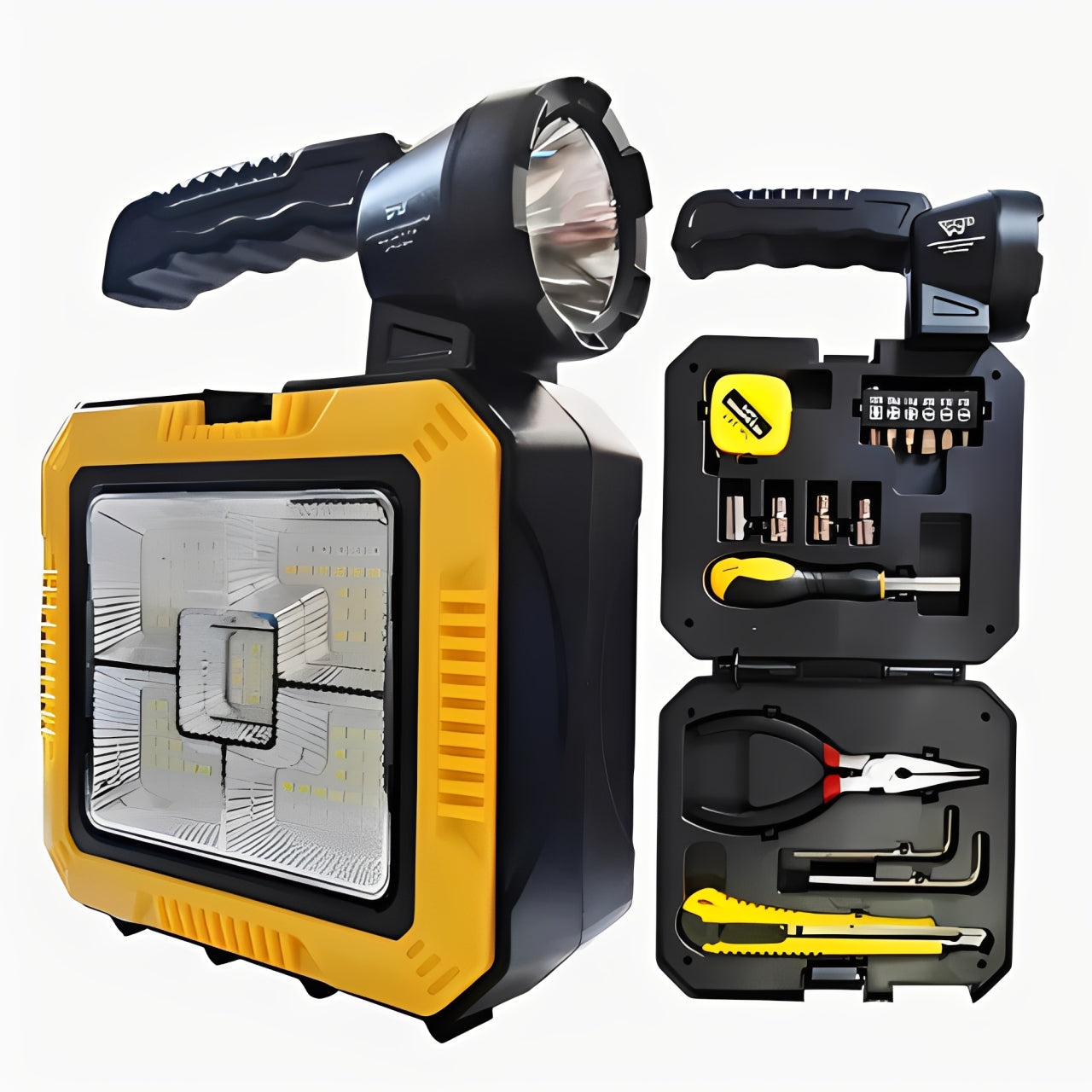 Lámpara LED Multifuncional – Iluminación y Herramientas – Soporte práctico para actividades outdoor desde el primer uso