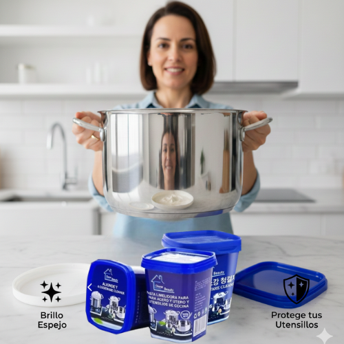 ¡Mega Oferta 3x1! Lleva 3 Limpiadores en Pasta de 500gr por el precio de 1 y restaura toda tu cocina.